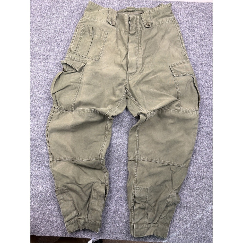 VTG Belgian Army M-64 Cargo Pants, 34x30, Seyntex, Military Pants